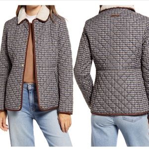 Ralph Lauren Houndstooth Quilted Jacket